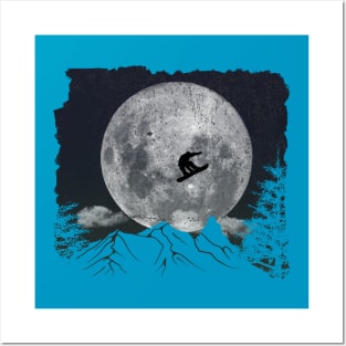 Snowboard Freestyle - Black Moon Posters and Art